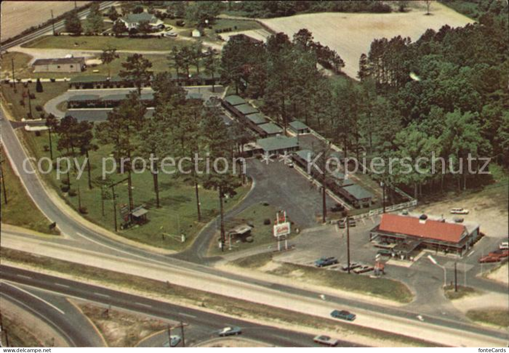 72528649 Rocky_Mount_North_Carolina Fliegeraufnahme Cobbs Motel And Country Rest - Altri & Non Classificati