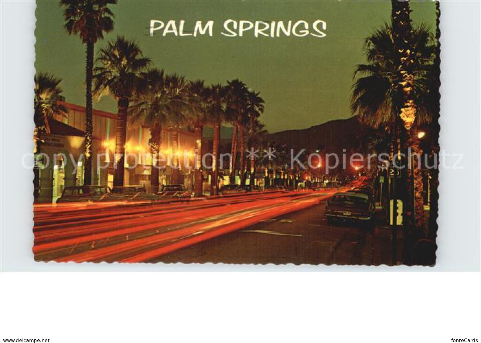 72526789 Palm_Springs Night Lights Along Palm Canyon Drive - Other & Unclassified