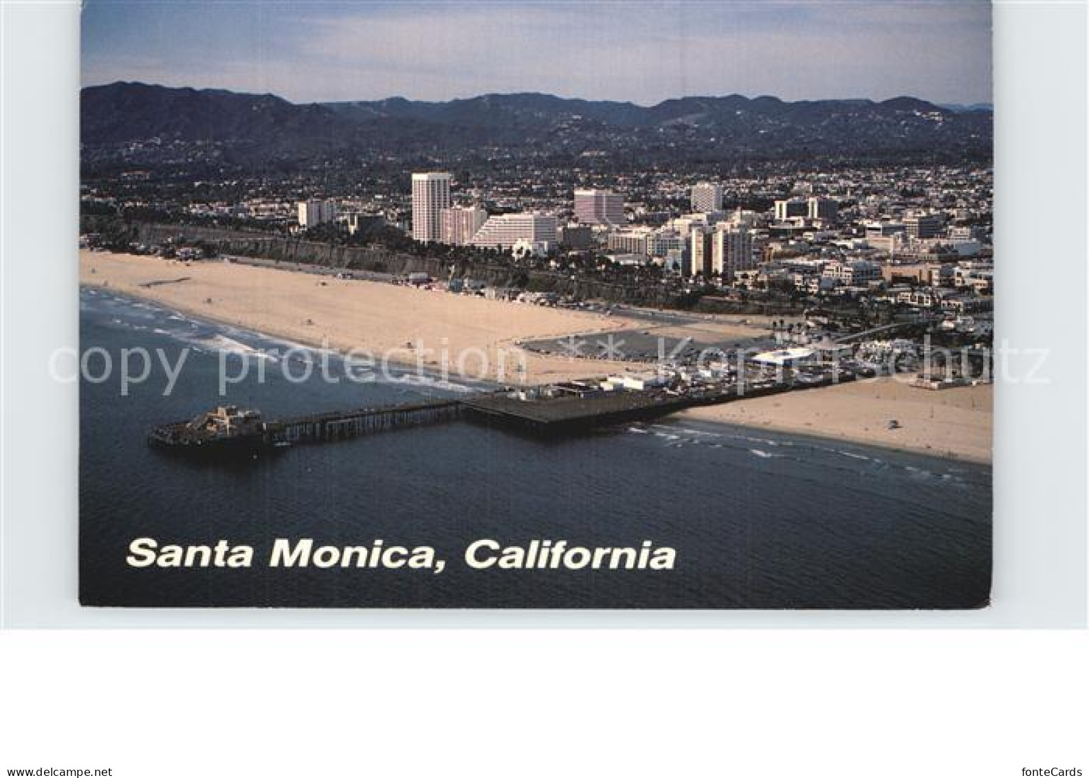 72526788 Santa_Monica Pier And Downtown Skyline Aerial View - Other & Unclassified