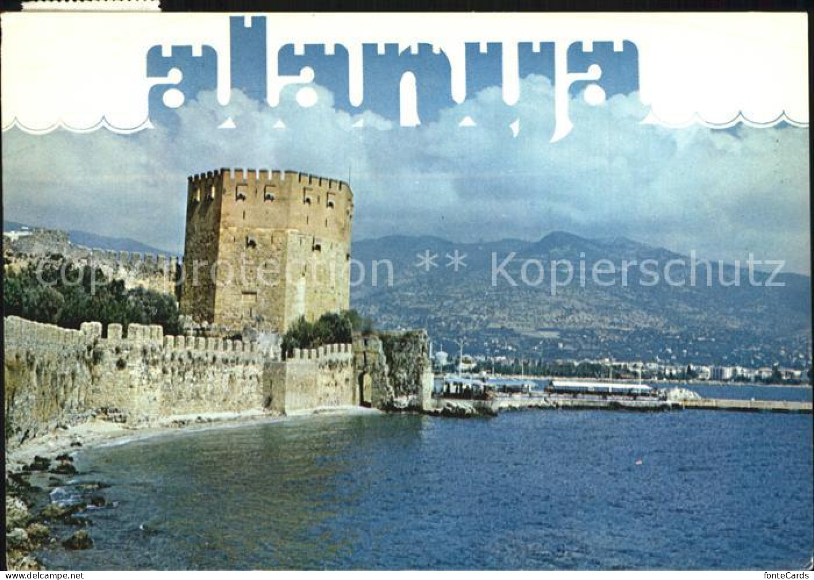 72523508 Alanya Red Tower Festungsanlage Kuestenstadt Alanya - Turquie