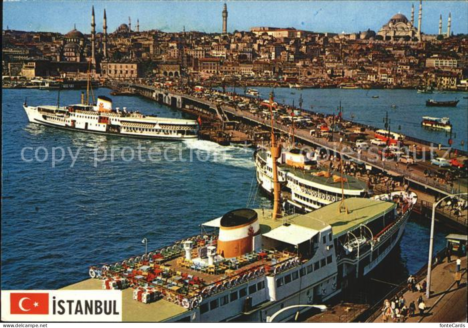 72523503 Istanbul Constantinopel Galatabruecke Neue Moschee Sueleymaniye Moschee - Turkije
