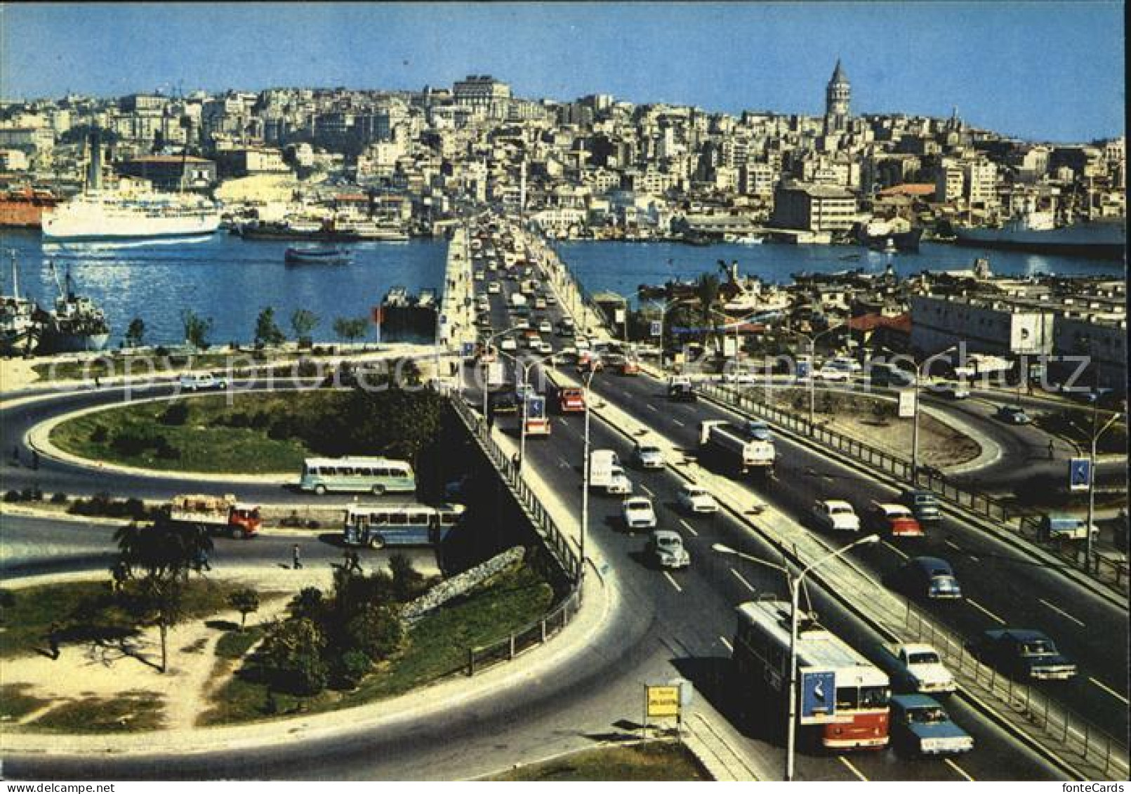 72523488 Istanbul Constantinopel Unkapani Ve Atatuerk Koepruesue Bruecke  - Turkey