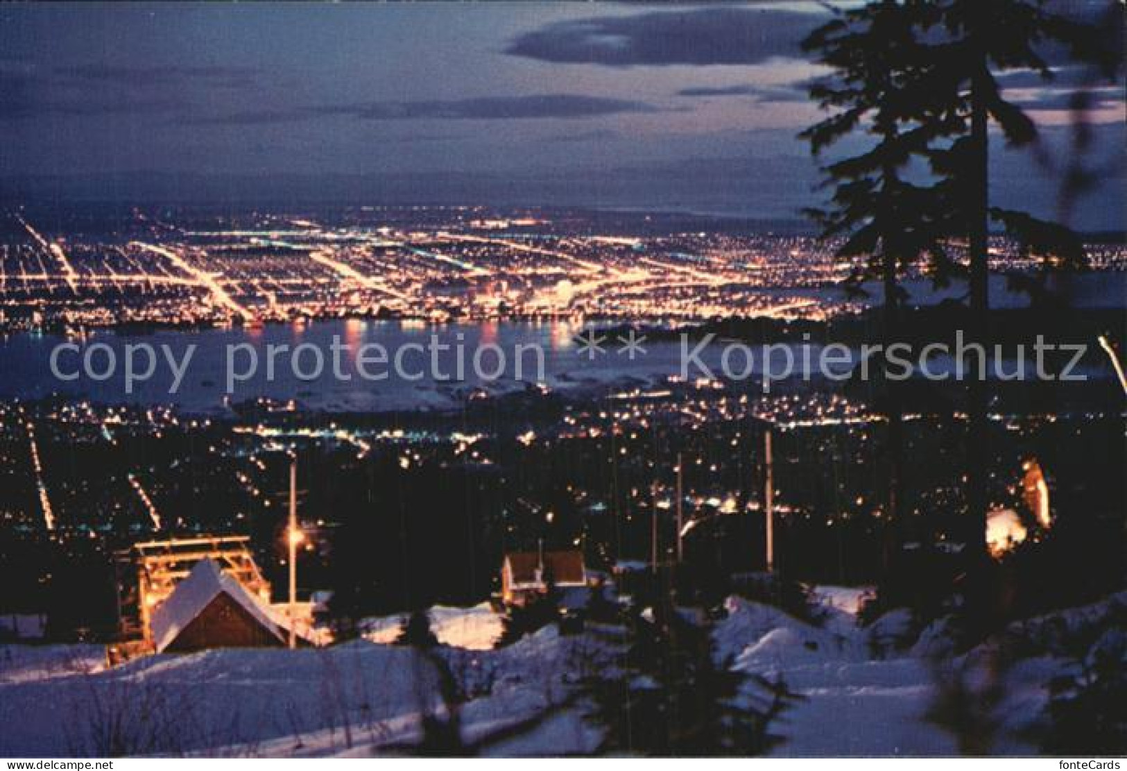 72520771 Vancouver British Columbia Grouse Mountain Nachtaufnahme Vancouver - Non Classés