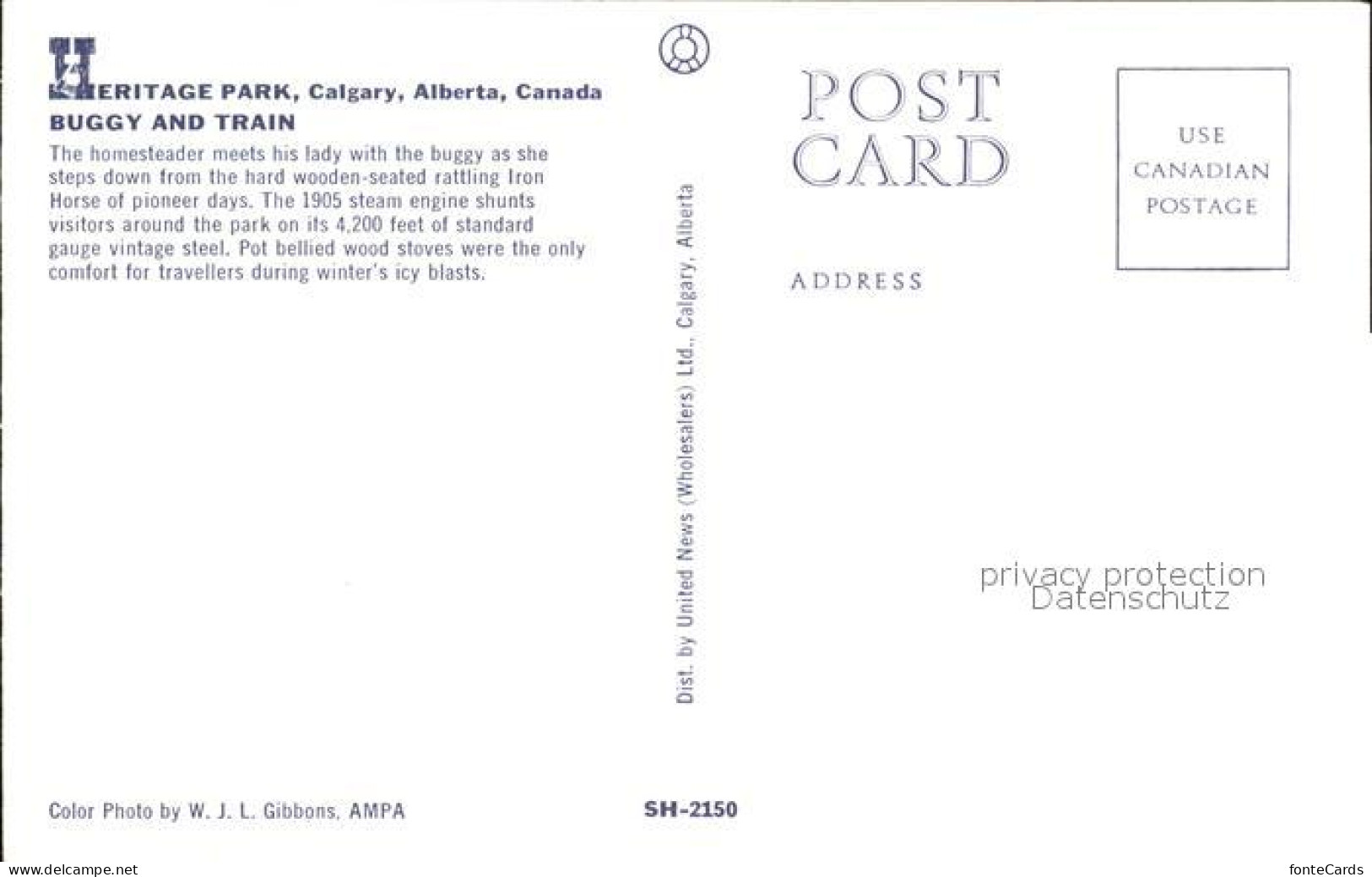 72520651 Alberta  Heritage Park Calgary Kutsche Zug Alberta  - Zonder Classificatie