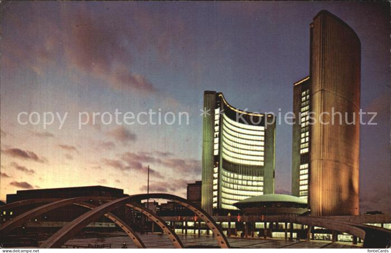 72520018 Toronto Canada New City Hall Illuminiert  - Non Classés