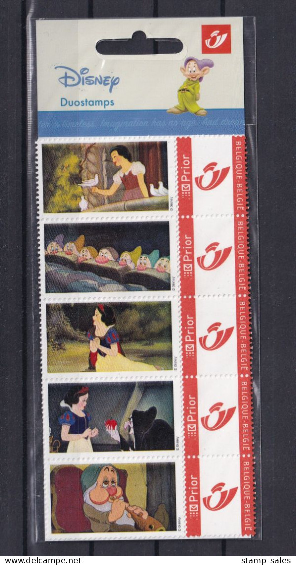 Belgium Duostamp Disney Sneeuwwitje MNH ** SUPERB - Ungebraucht