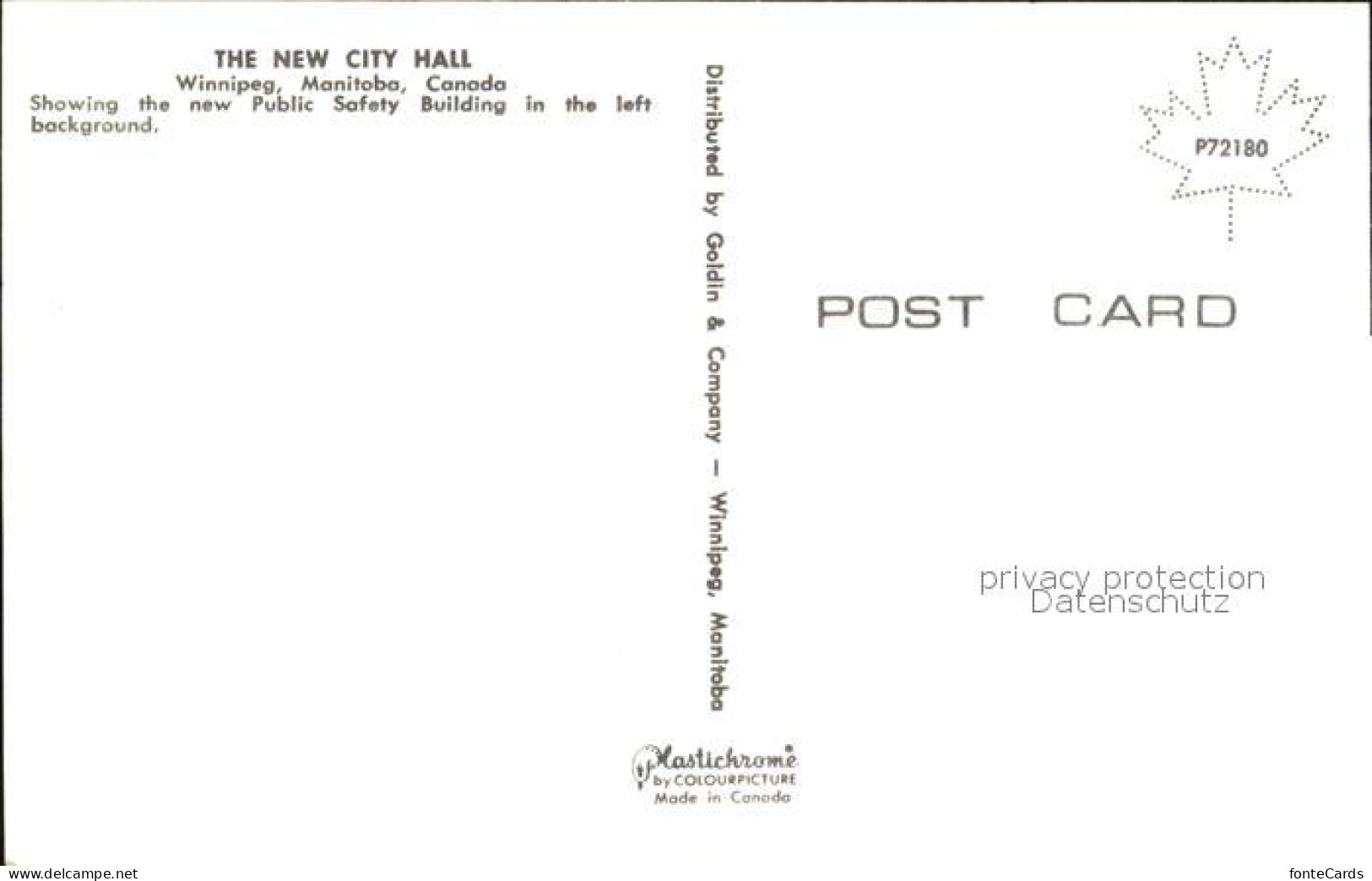 72519939 Winnipeg New City Hall Winnipeg - Unclassified