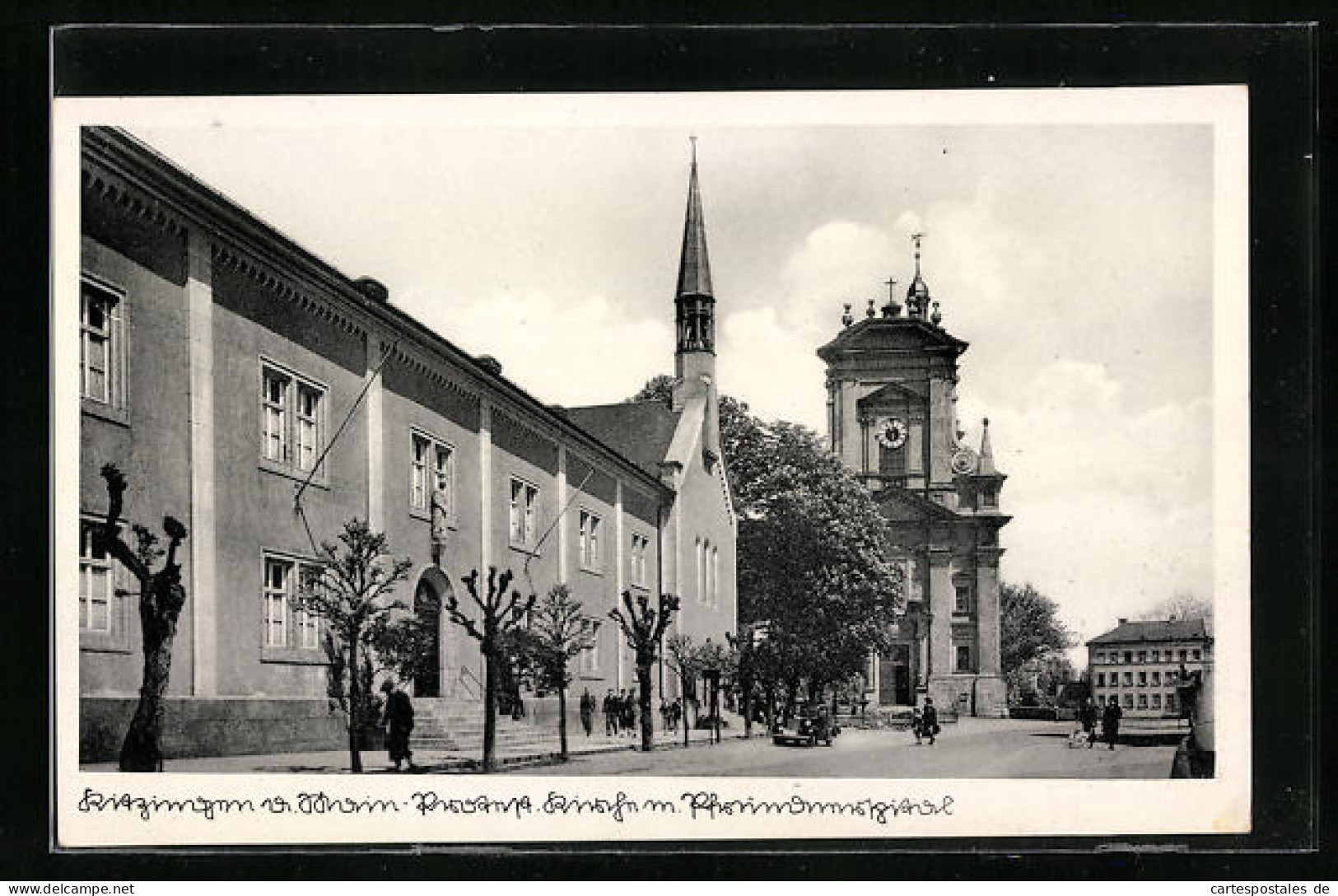 AK Kitzingen A. Main, Protest. Kirche Mit Pfründnerspital  - Kitzingen