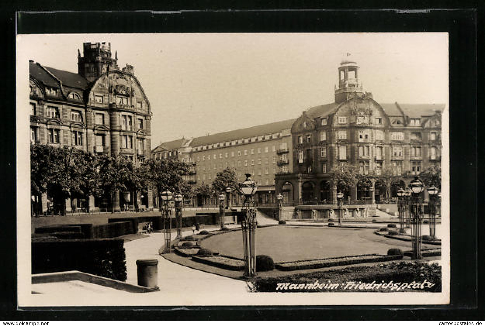 AK Mannheim, Friedrichsplatz Mit Anlagen  - Mannheim