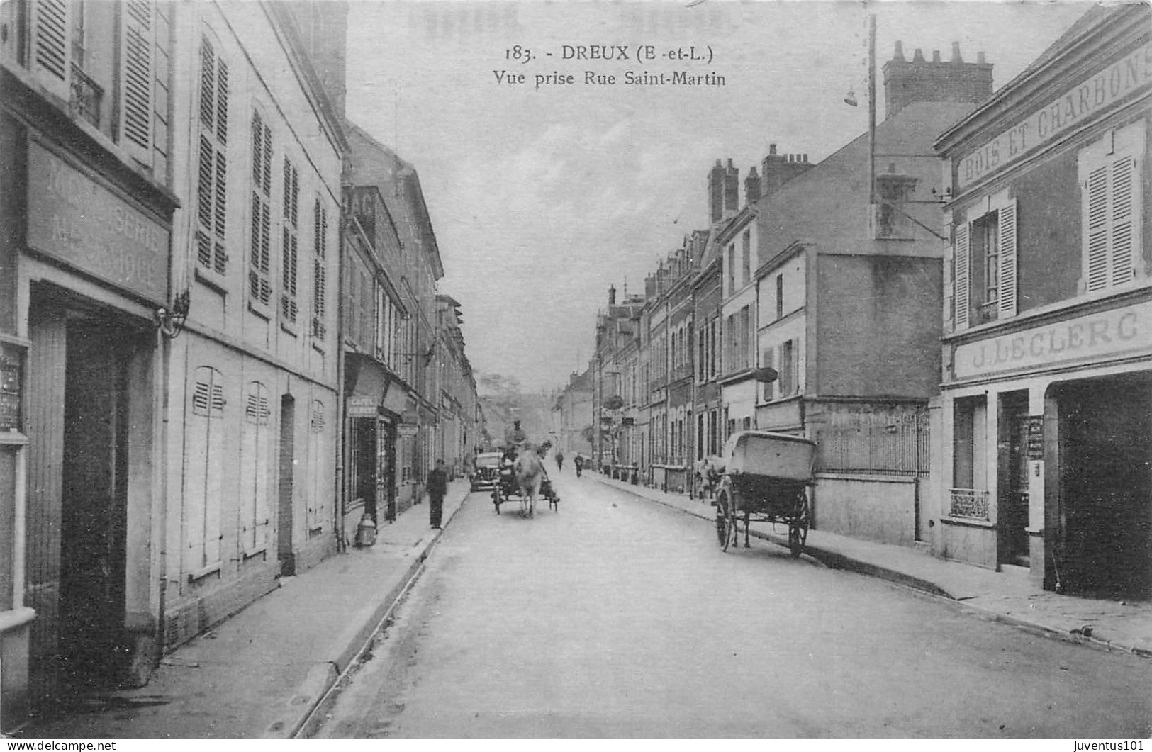 CPA Dreux-Vue Prise Rue Saint Martin-183     L2909 - Dreux