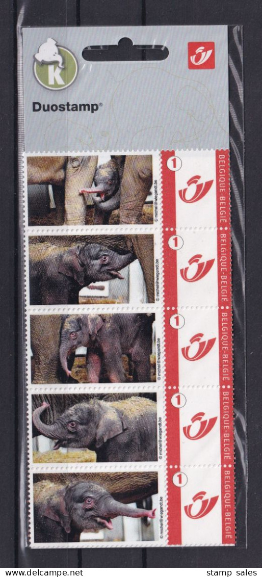 Belgium Duostamp Olifant Kai-Mook MNH ** SUPERB - Postfris