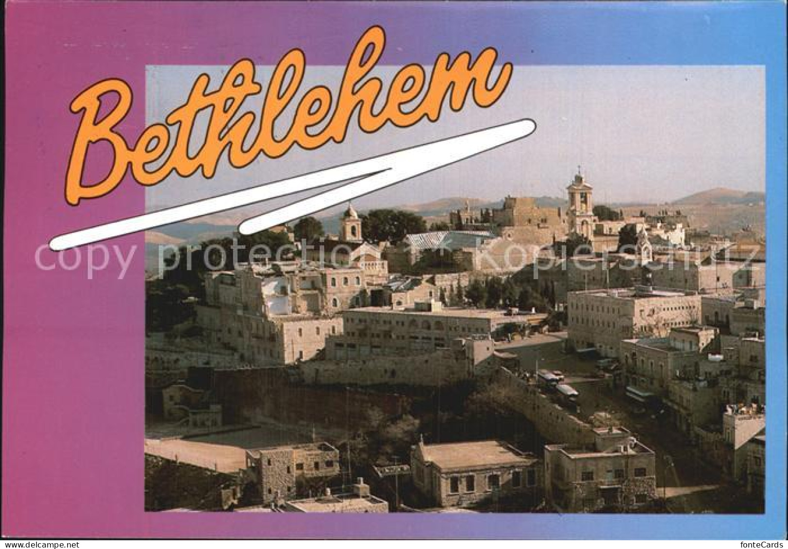 72515829 Bethlehem Yerushalayim Panorama  - Israel