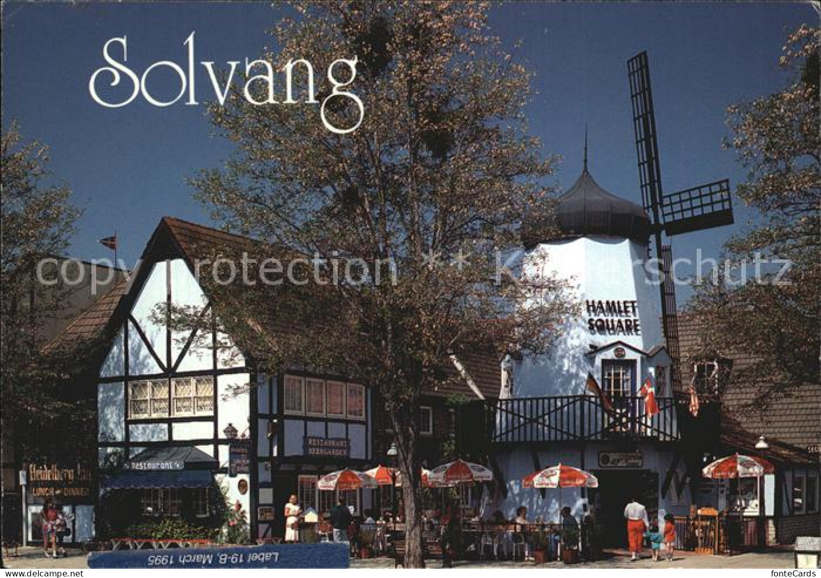 72510693 Solvang Hamlet Square Windmill Located In The Heart Of Little Denmark - Sonstige & Ohne Zuordnung