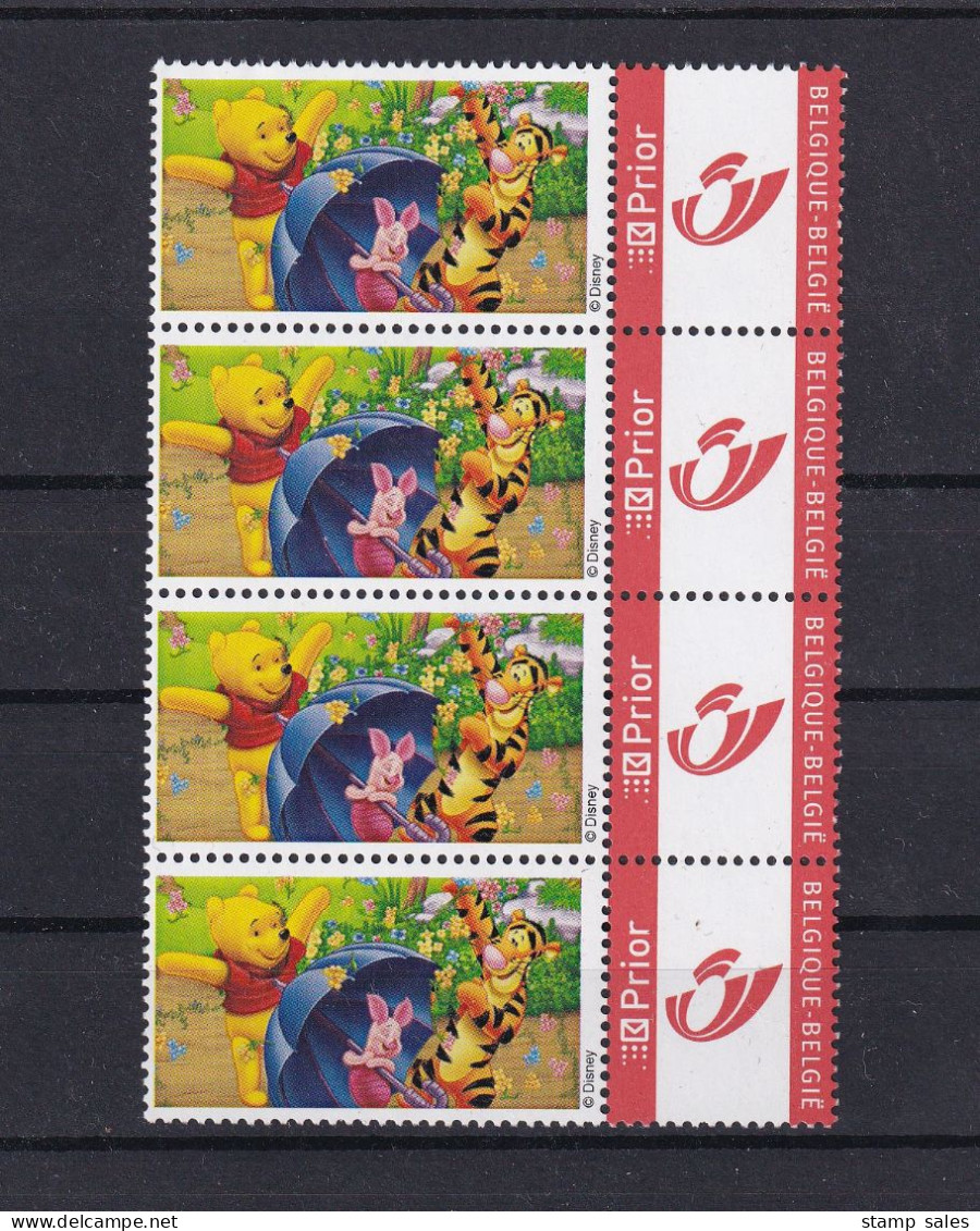 Belgium Duostamp Disney Winny De Pooh MNH ** SUPERB - Neufs