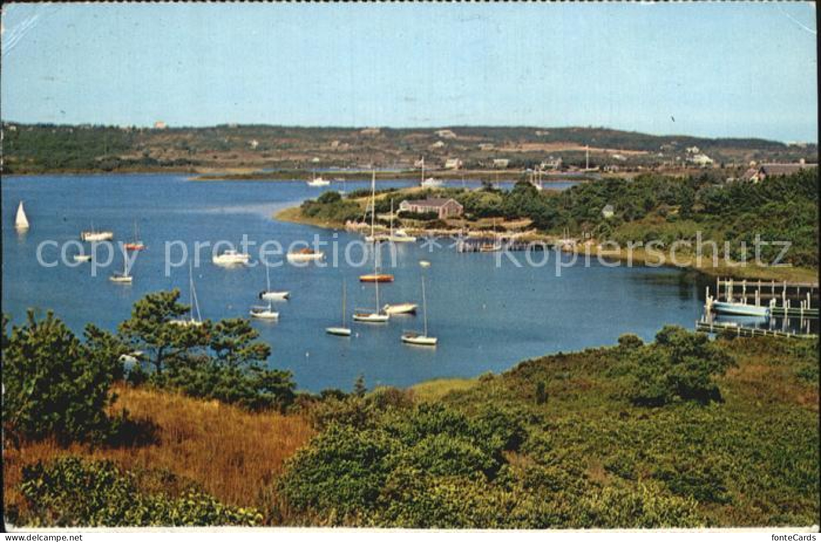 72503382 Edgartown Blick In Die Bucht - Altri & Non Classificati