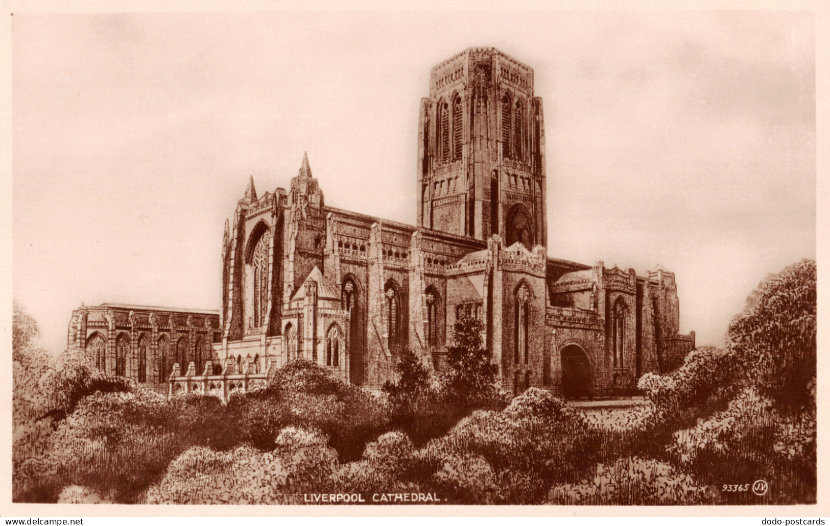 R296599 Liverpool Cathedral. 93365. J. V. RP - World