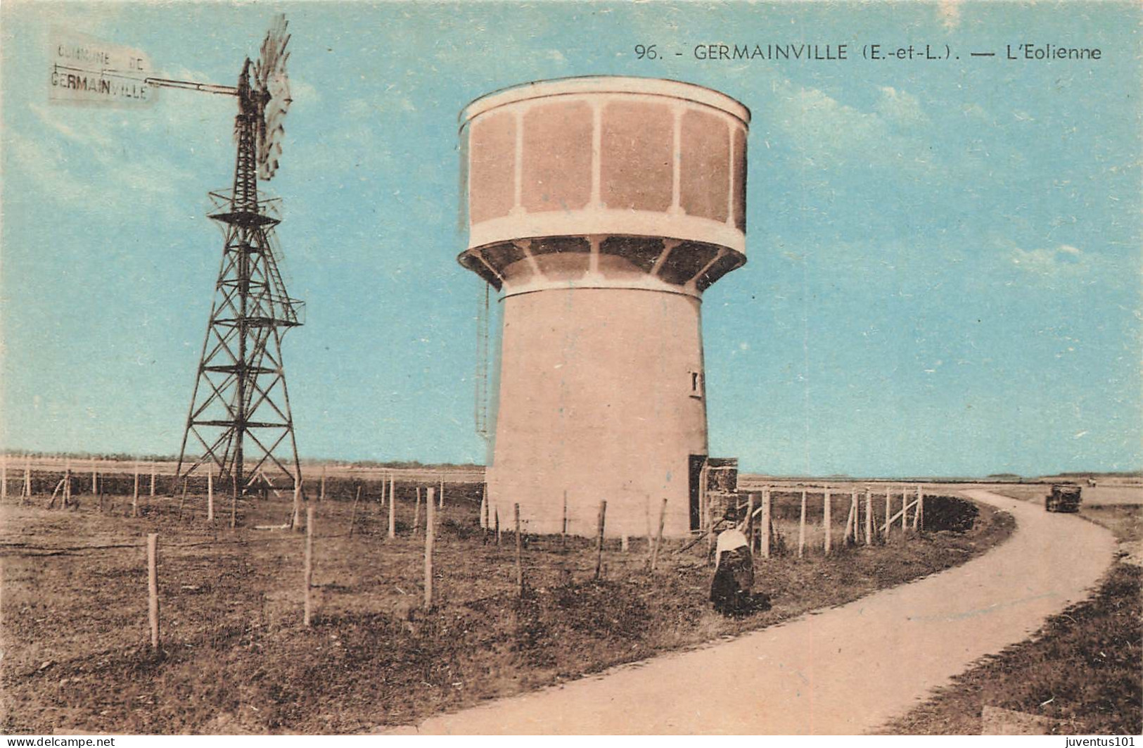 CPA Germainville-L'éolienne-96     L2909 - Autres & Non Classés