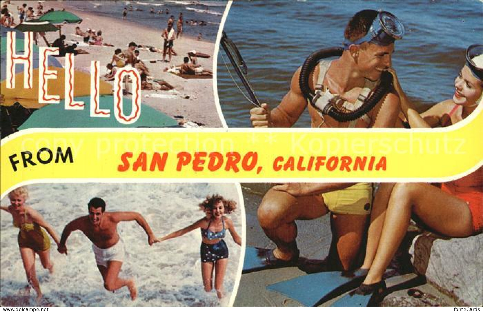 72501271 San_Pedro_California Strand Tauchen - Altri & Non Classificati