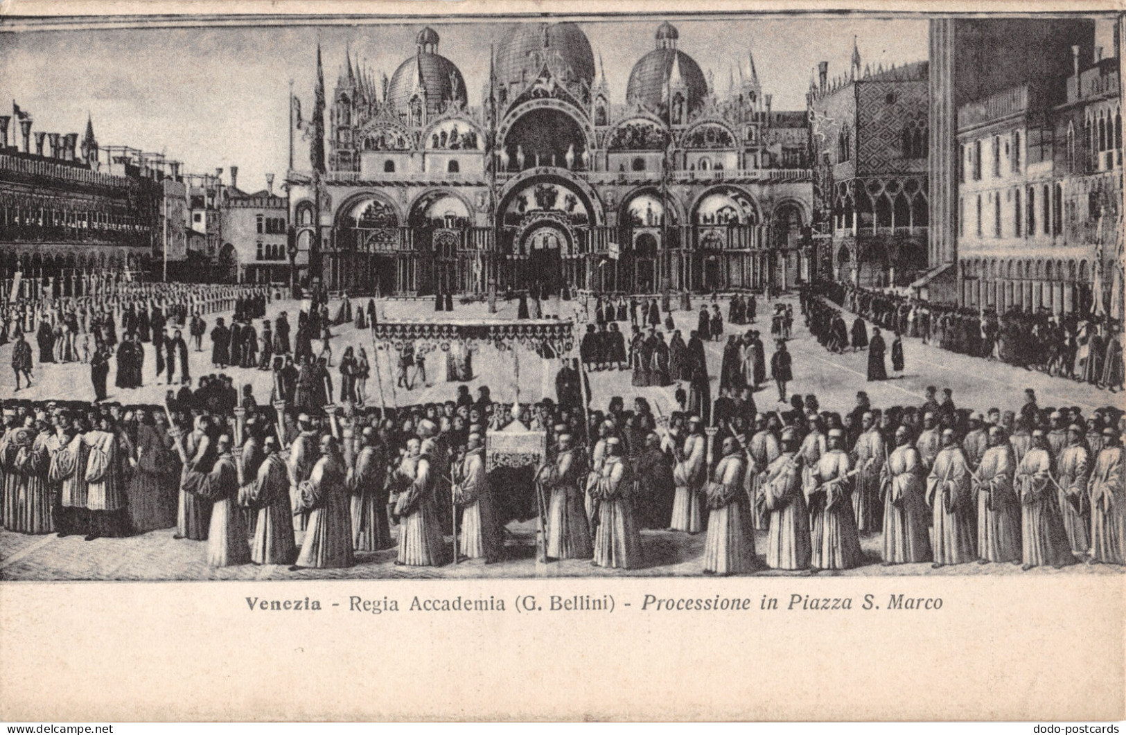 R296575 Venezia. Regia Accademia. G. Bellini. Processione In Piazza S. Marco. 47 - Wereld