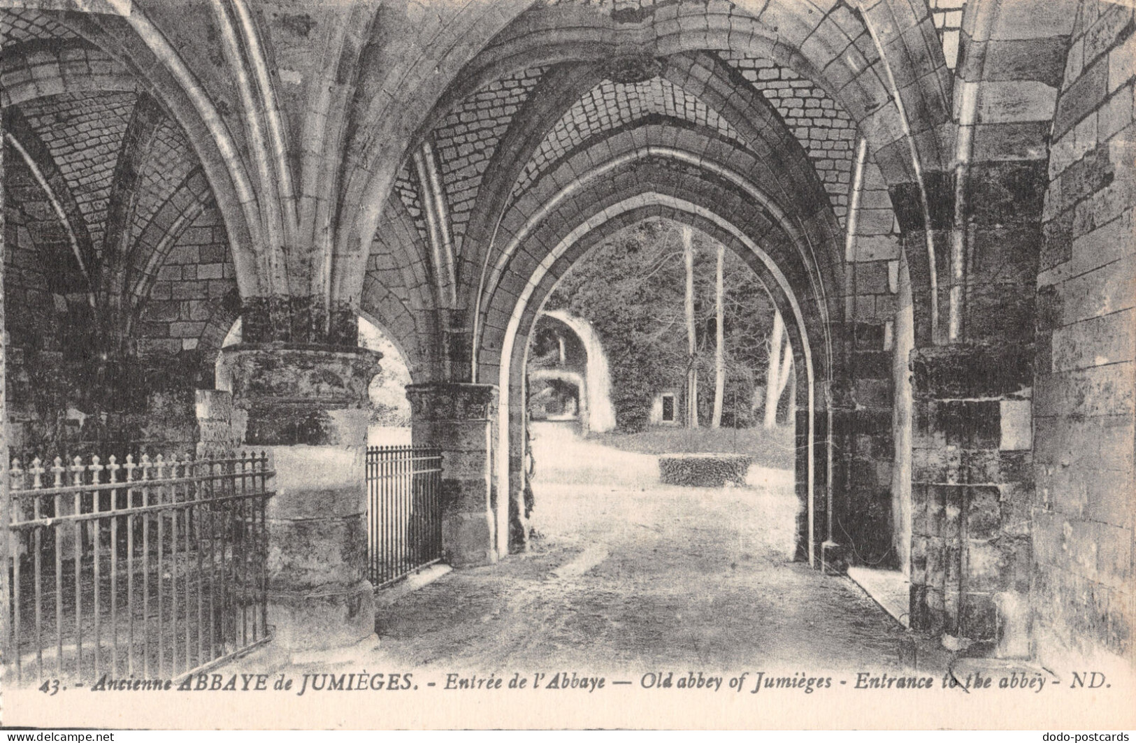 R296449 43. Ancienne Abbaye De Jumieges. Entree De LAbbaye. Old Abbey Of Jumiege - World