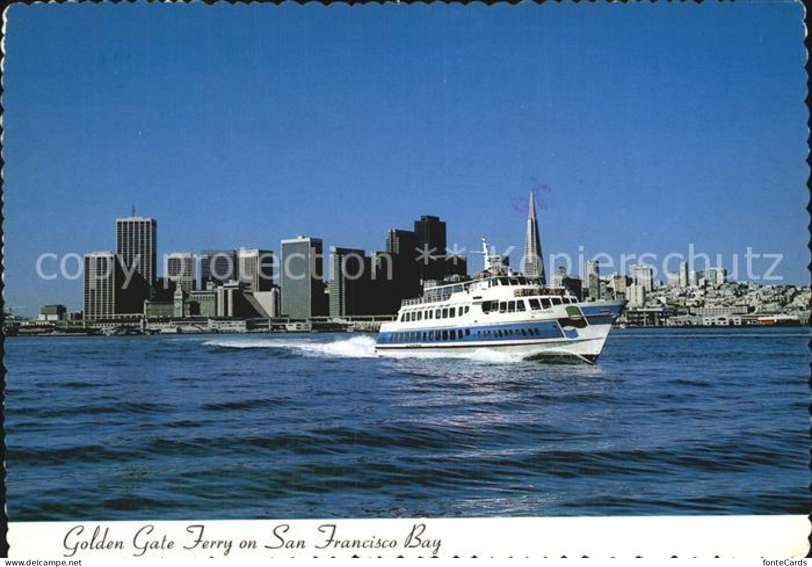 72499975 San_Francisco_California Golden Gate Ferries  - Altri & Non Classificati