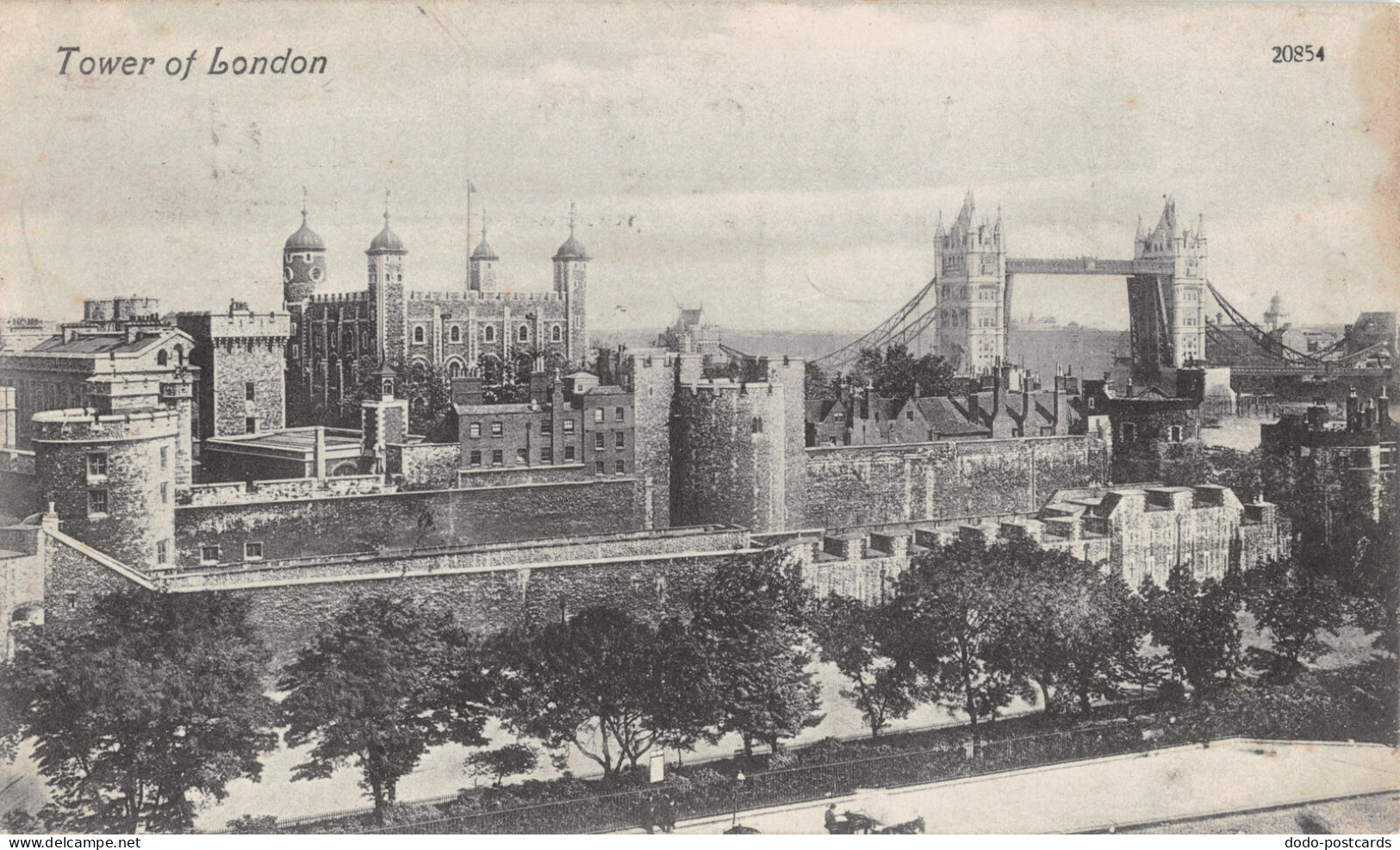 R296585 Tower Of London. 20854. S. S. U. V. And S. 1908 - Otros & Sin Clasificación