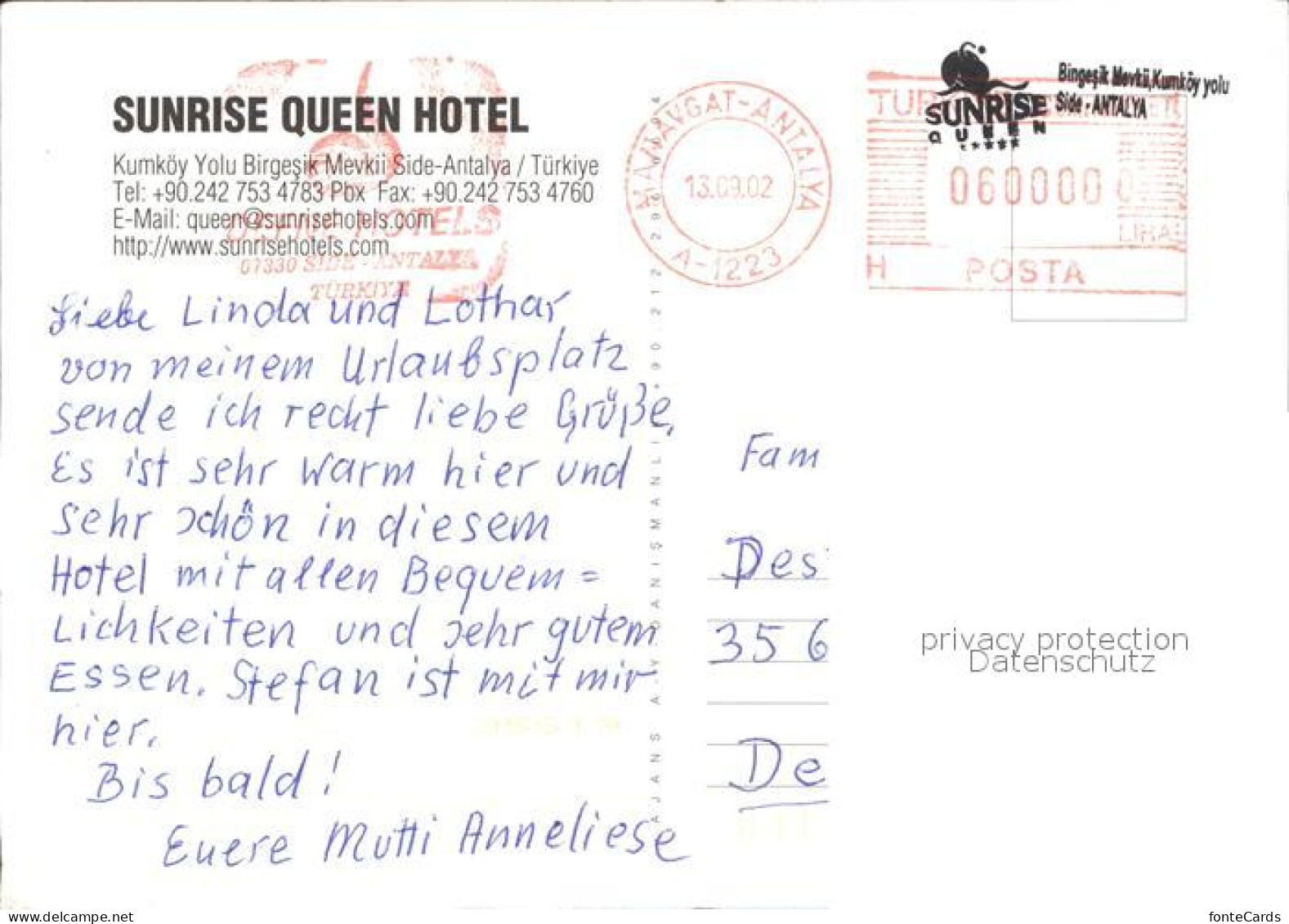 72499363 Side Antalya Sunrise Queen Hotel Gastraum Pool Tuerkei - Türkei
