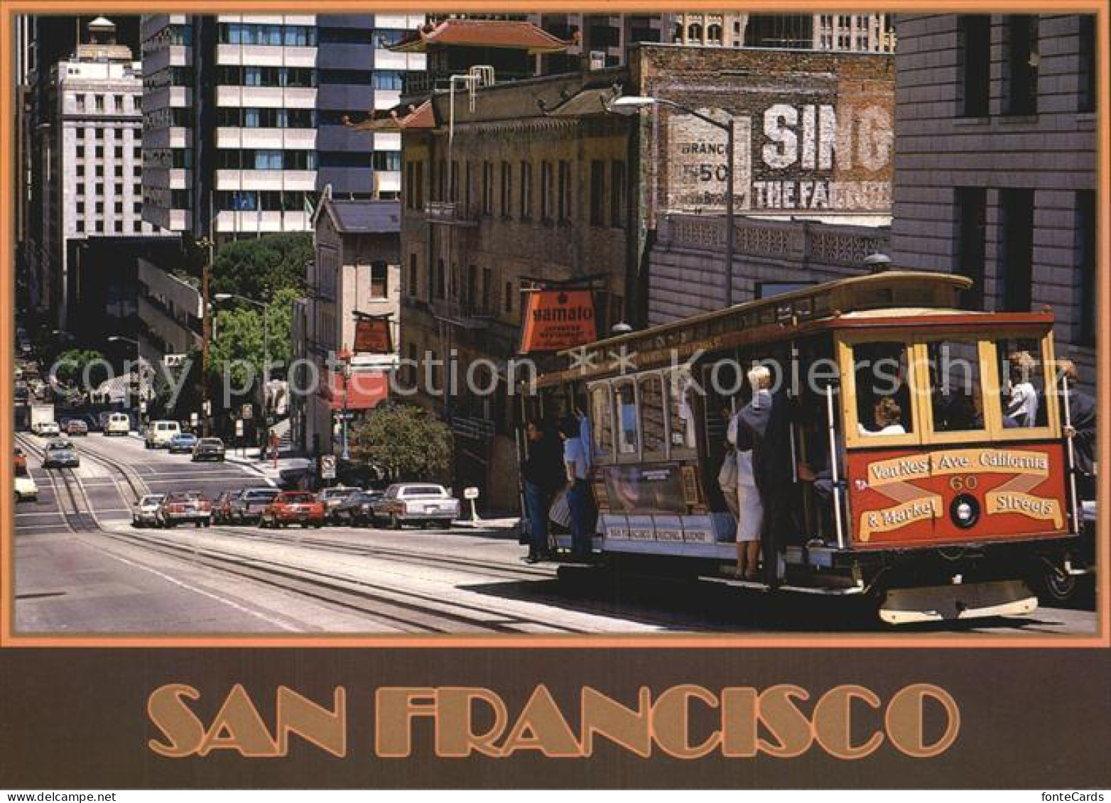 72499269 San_Francisco_California Cable Car California Street - Andere & Zonder Classificatie