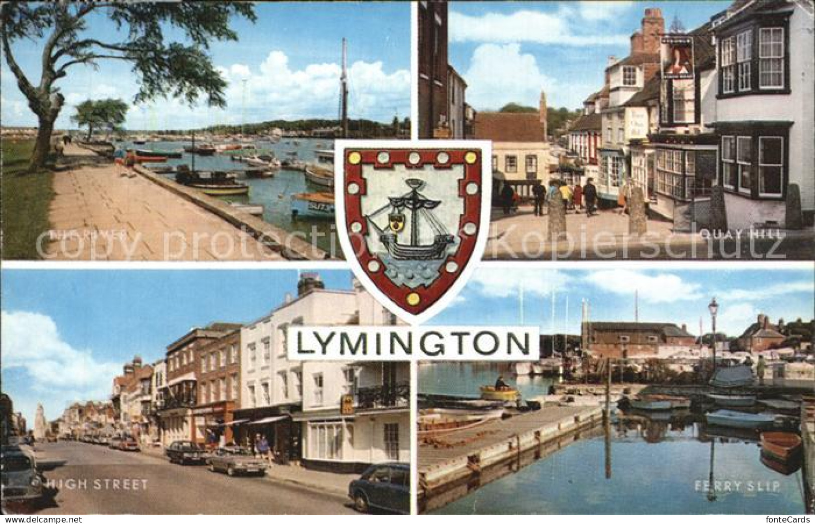 72498520 Lymington Town The River Quay Hill High Street Ferry Slip  - Andere & Zonder Classificatie