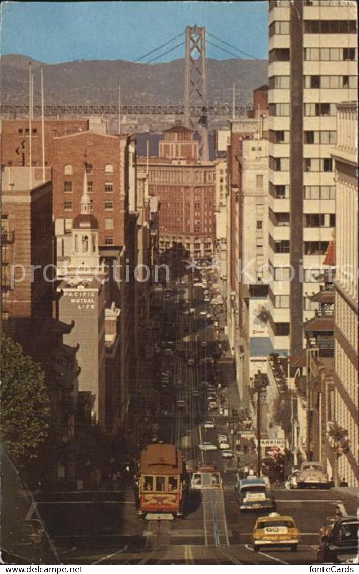 72498466 San_Francisco_California Street Cable Car - Andere & Zonder Classificatie