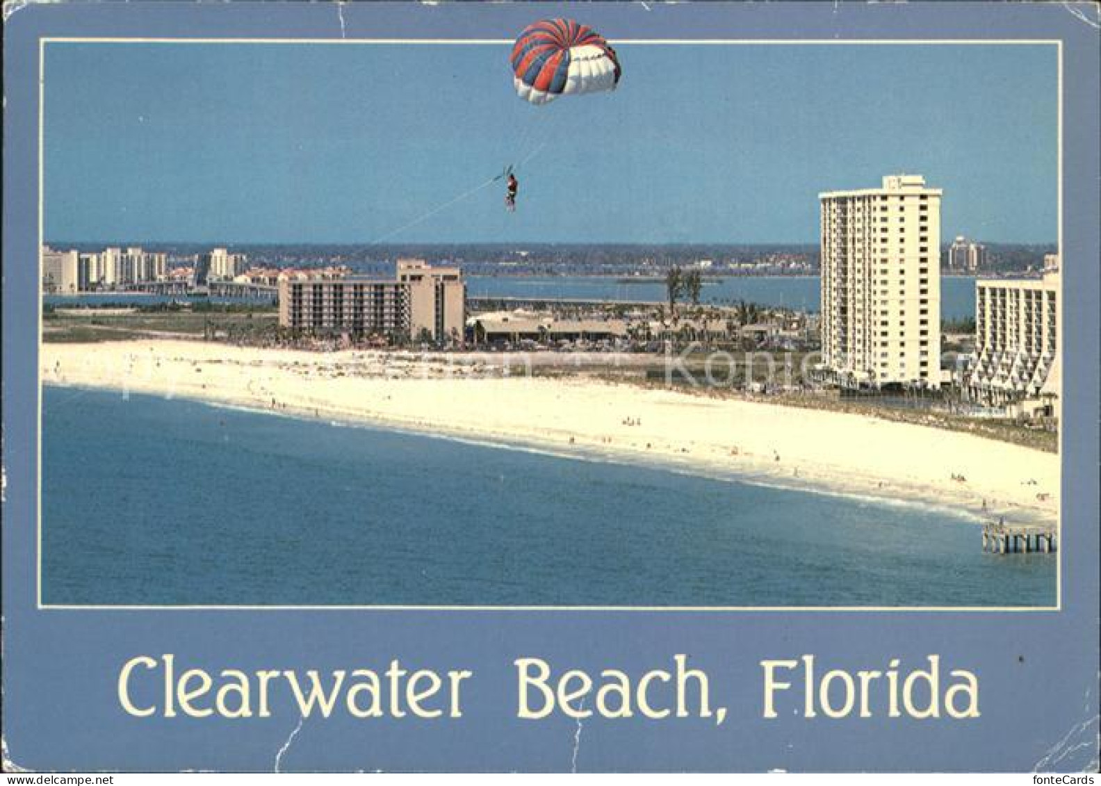 72497918 Clearwater_Beach Fliegeraufnahme Mit Strand - Autres & Non Classés