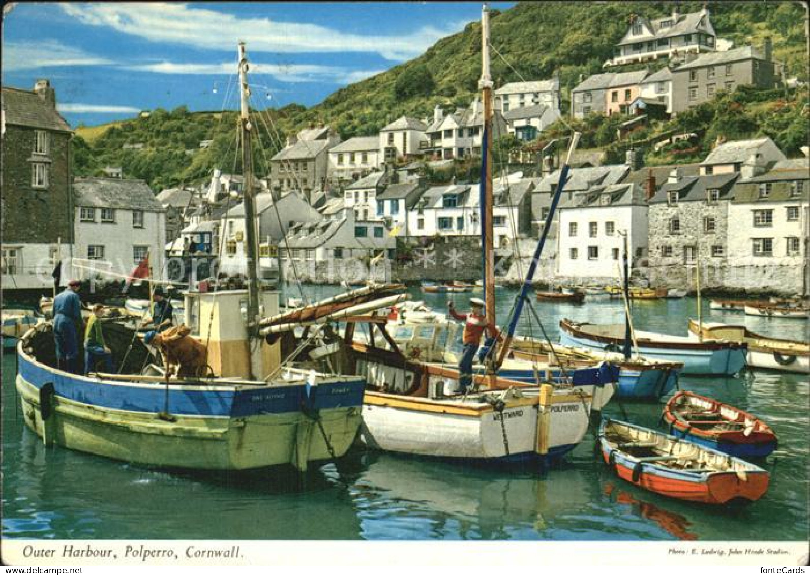 72497894 Polperro Cornwall Outer Harbour Polperro Cornwall - Sonstige & Ohne Zuordnung