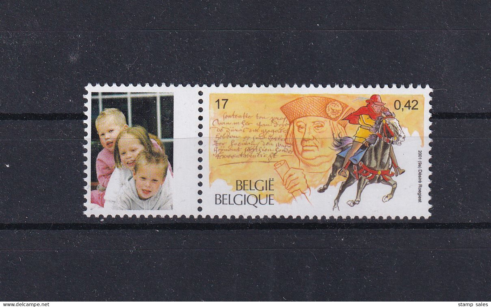 Belgium Duostamp Kinderen MNH ** SUPERB - Postfris