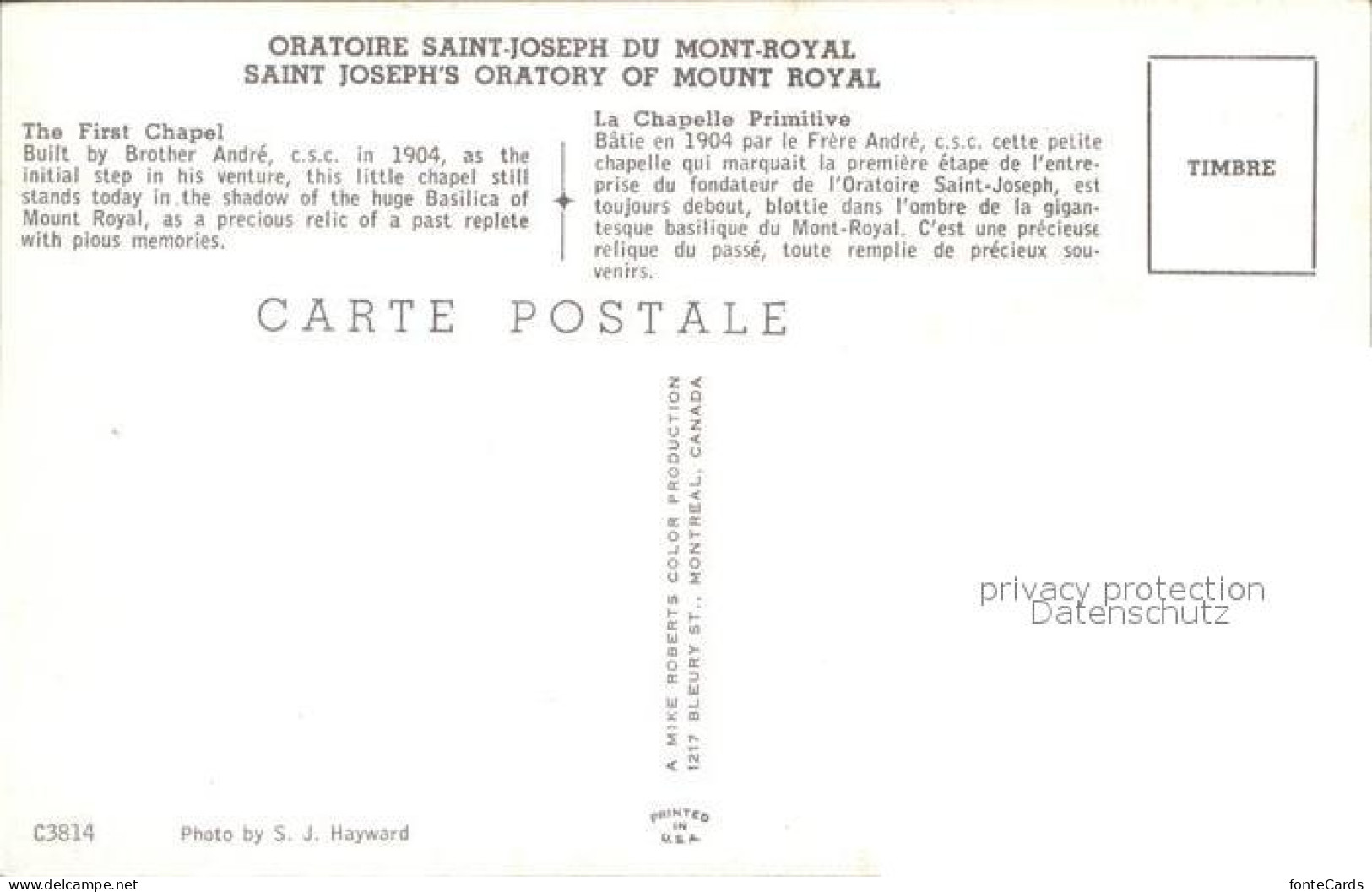 72493400 Mount_Royal Saint Josephs Oratory Chapel - Andere & Zonder Classificatie