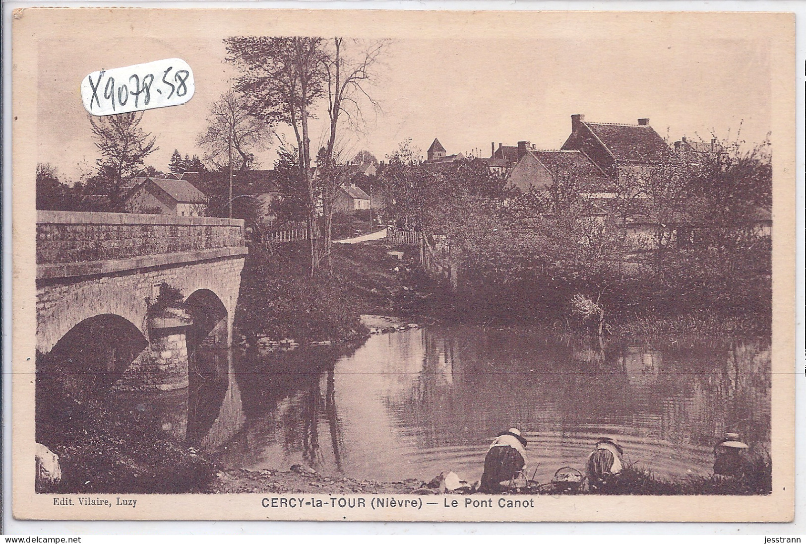 CERCY-LA-TOUR- LE PONT CANOT- LES LAVANDIERES - Autres & Non Classés