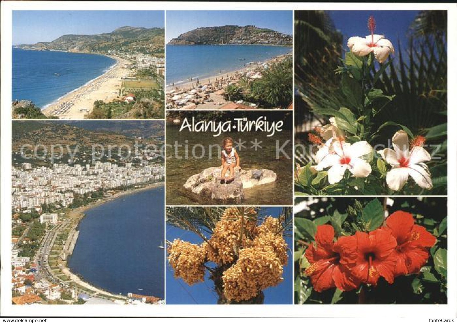 72493084 Alanya Fliegeraufnahme Straende Alanya - Türkei