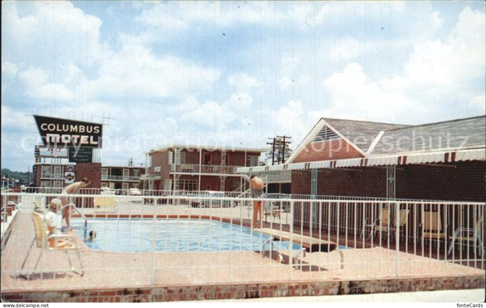 72492523 Columbus_Mississippi Columbus Motel Pool - Sonstige & Ohne Zuordnung