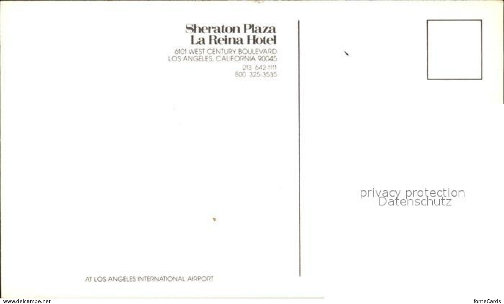 72491961 Los_Angeles_California Sheraton Plaza La Reina Hotel  - Otros & Sin Clasificación