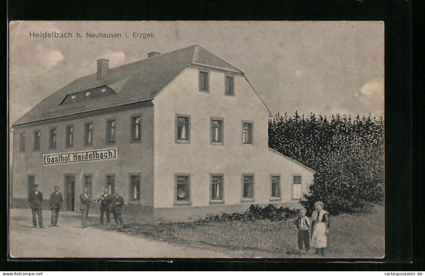 AK Heidelbach B. Neuhausen, Gasthof Heidelbach  - Neuhausen (Erzgeb.)