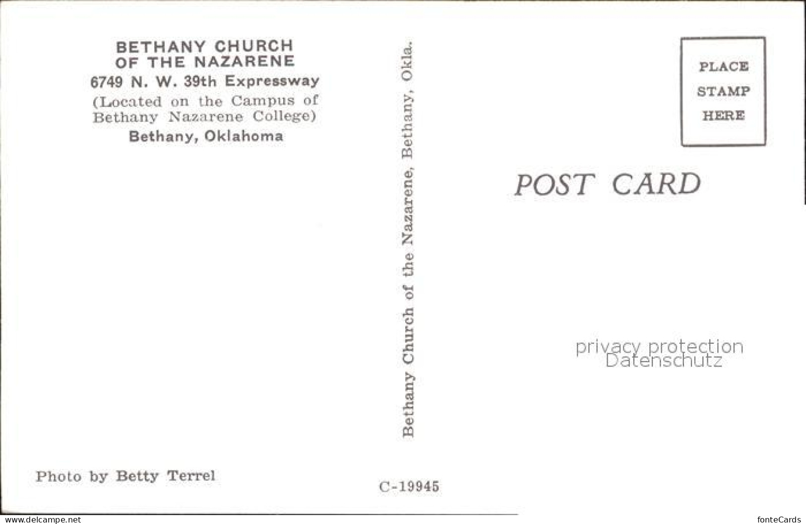 72490695 Bethany_Oklahoma Church Of The Nazarene - Other & Unclassified