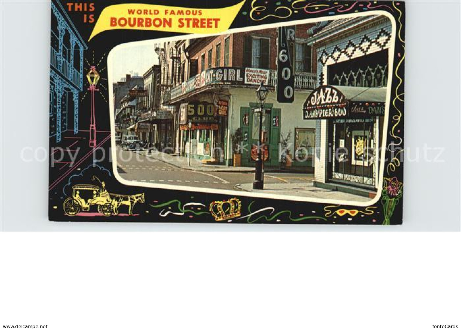 72490658 New_Orleans_Louisiana Bourbon Street - Andere & Zonder Classificatie