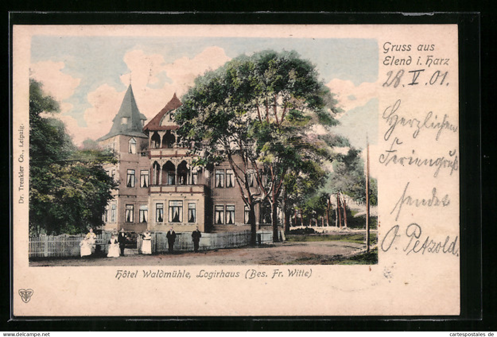 AK Elend I. H., Hotel Waldmühle, Logierhaus  - Other & Unclassified