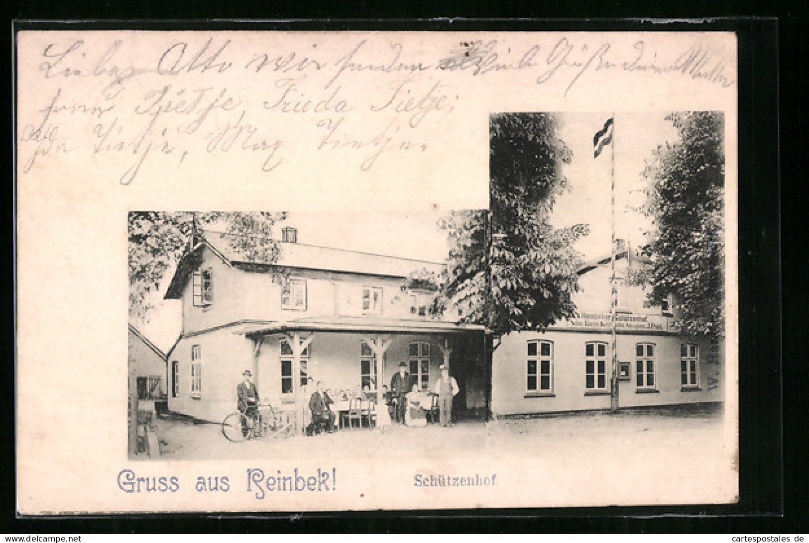 AK Reinbek, Schützenhof Mit Terrasse  - Reinbek