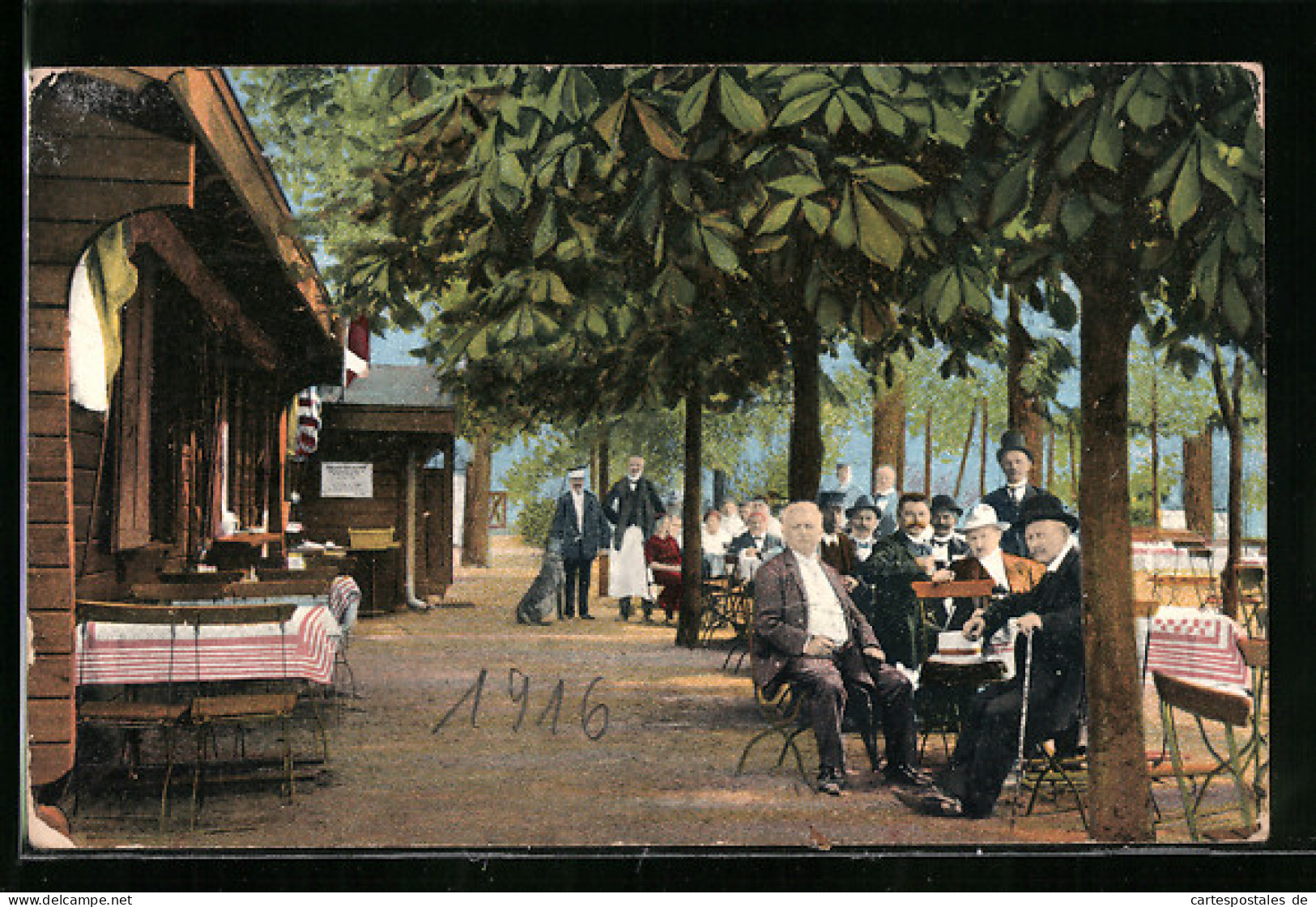 AK Berlin-Grunewald, Carl Husters Waldschänke Mit Terrasse  - Grunewald