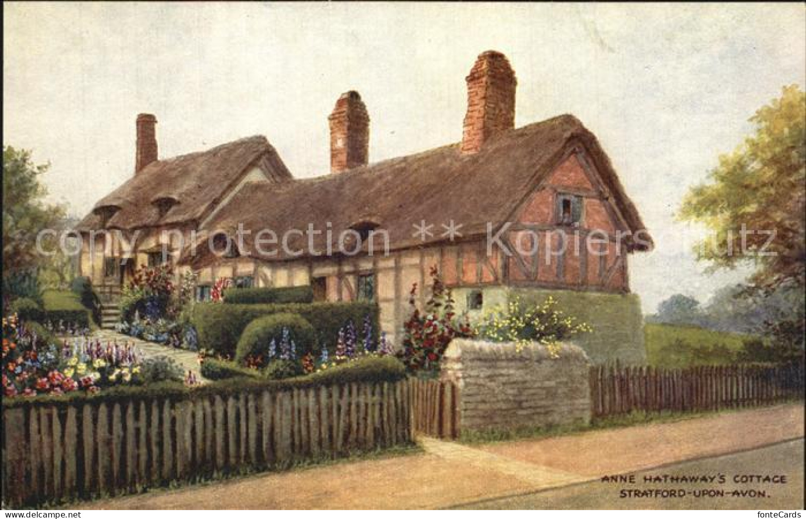 72488310 Stratford-Upon-Avon Anne Hathaway Cottage  Stratford-Upon-Avon - Other & Unclassified