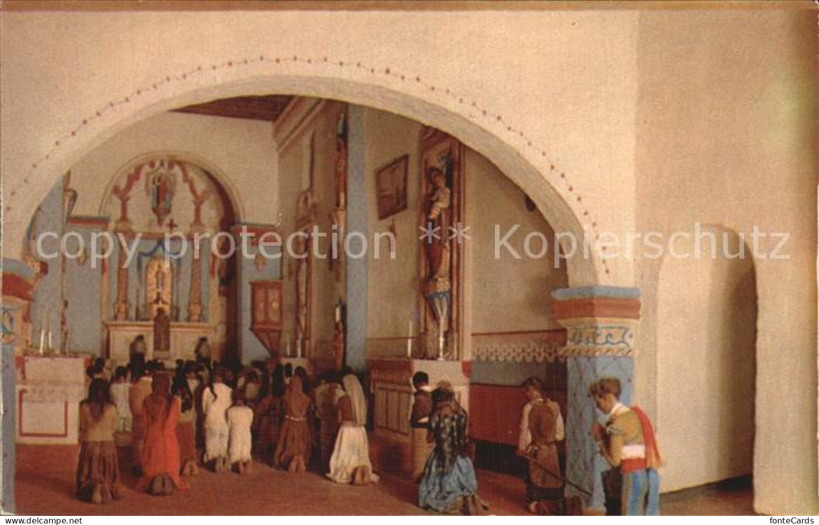 72486953 Tumacacori Diorama Of Mass At Mission San Jose Museum National Monument - Autres & Non Classés