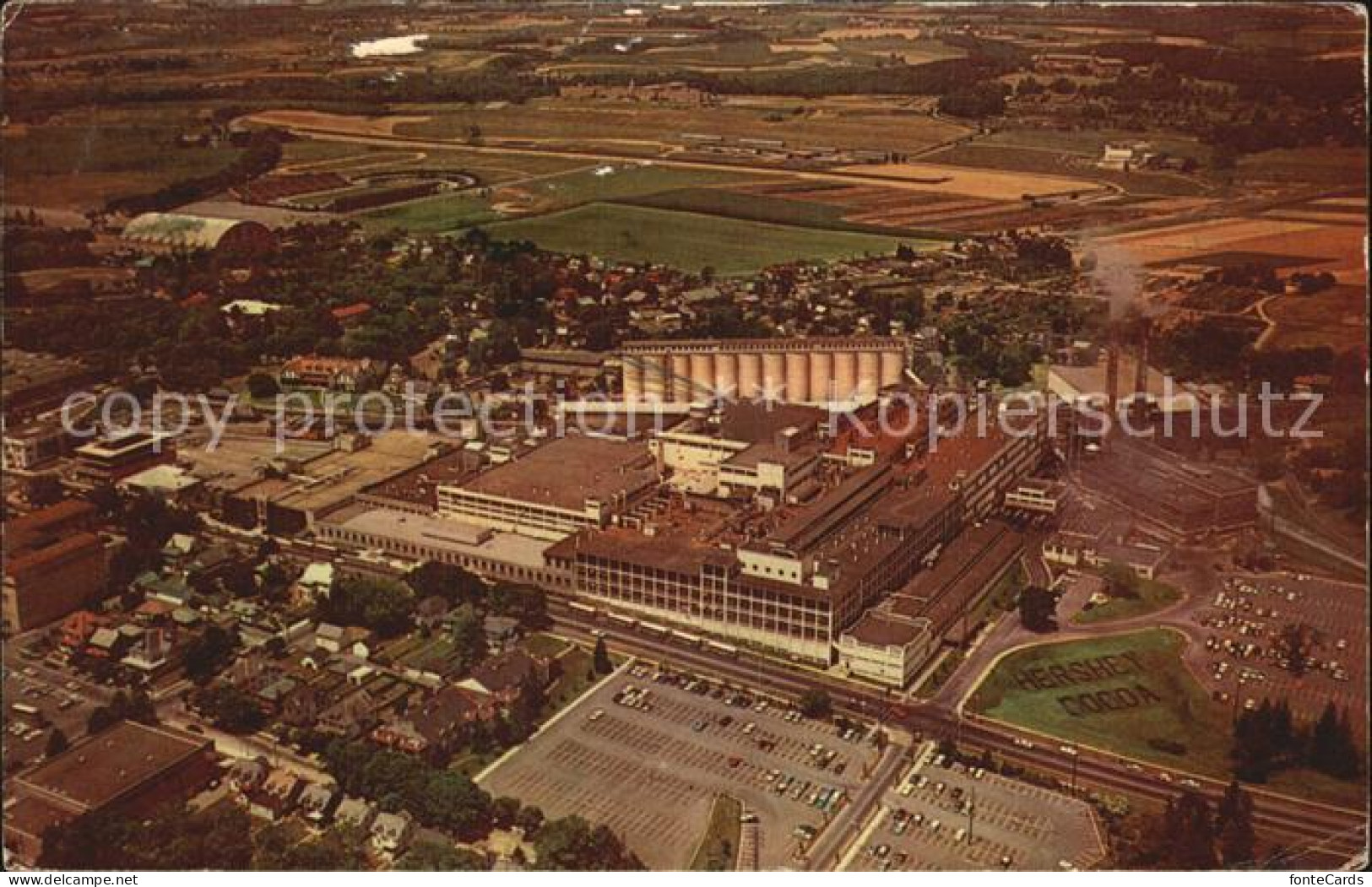 72486908 Hershey Pennsylvania Hershey Foods Corporation Air View Hershey Pennsyl - Andere & Zonder Classificatie