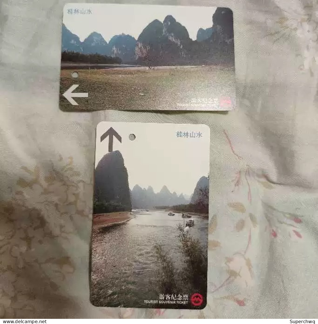 China Shanghai Metro One-way Card/one-way Ticket/subway Card,Tibet Scenery,2 Pcs - Welt