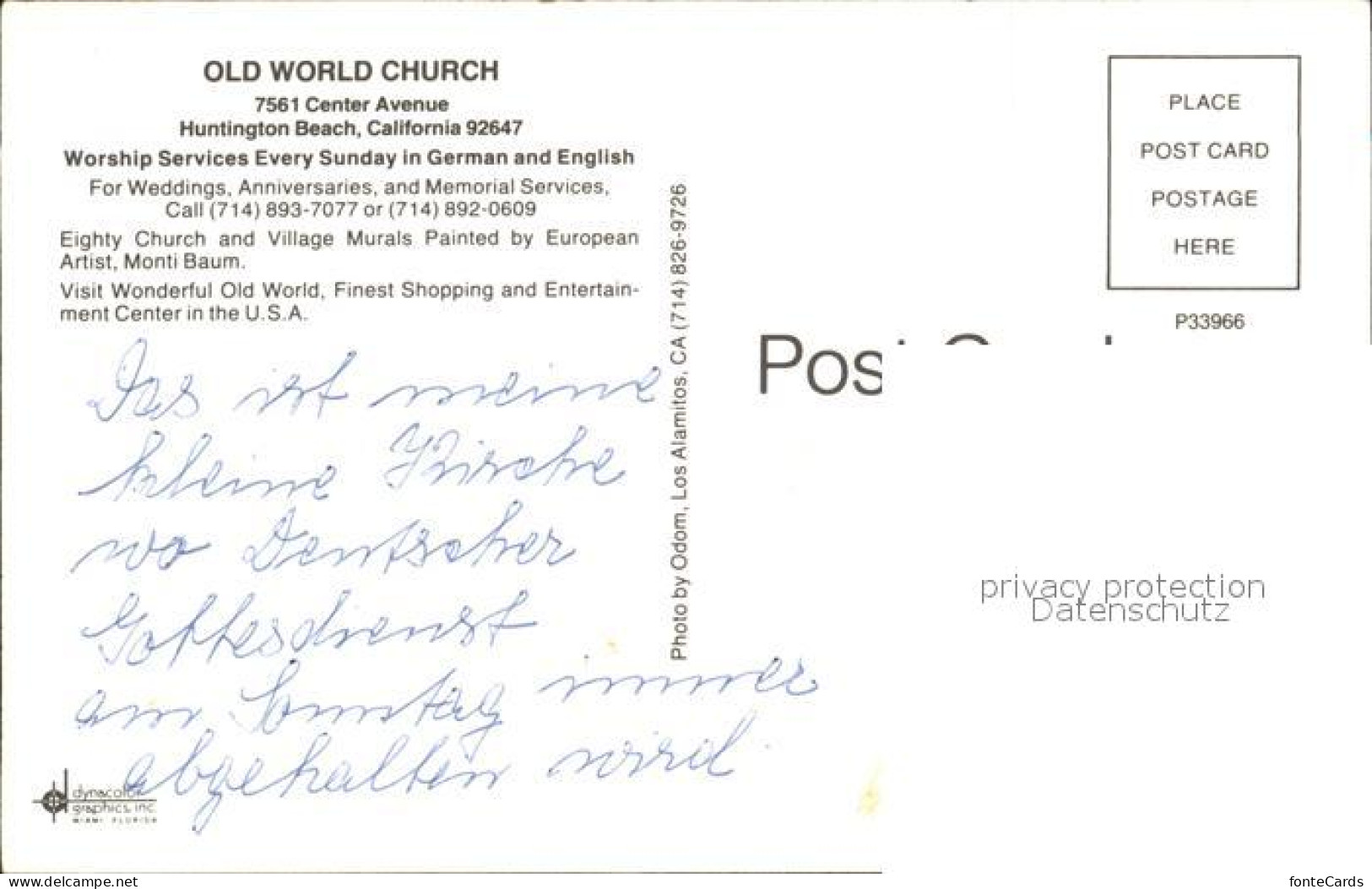 72486575 Huntington_Beach Old World Church - Sonstige & Ohne Zuordnung