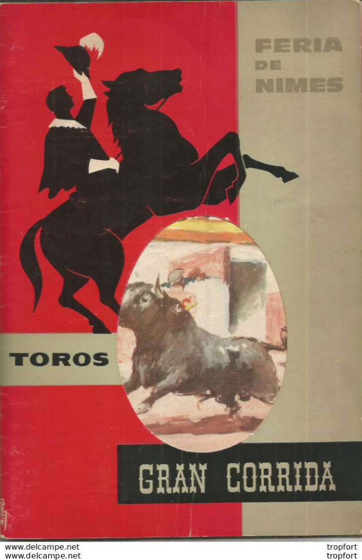 JU / PROGRAMME TOROS GRAN CORRIDA ARLES NIMES NIMES Feria De PENTECOTE - Programma's